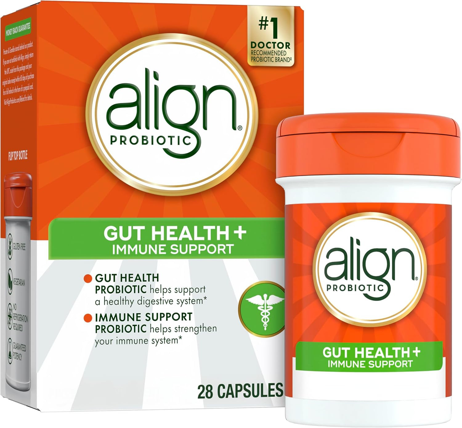 Align Probiotic Gut Health + Immune Support 28 Capsules New