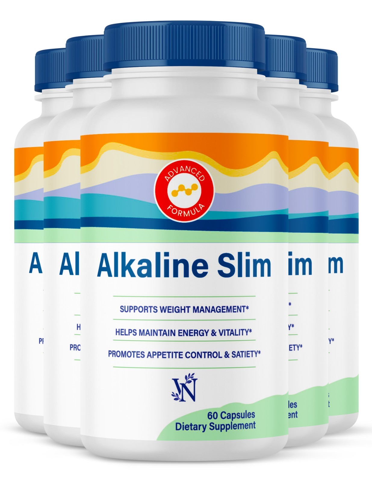 Alkaline Slim, Alkaslim Advanced Dietary Supplement Pills Daily Health 300CT