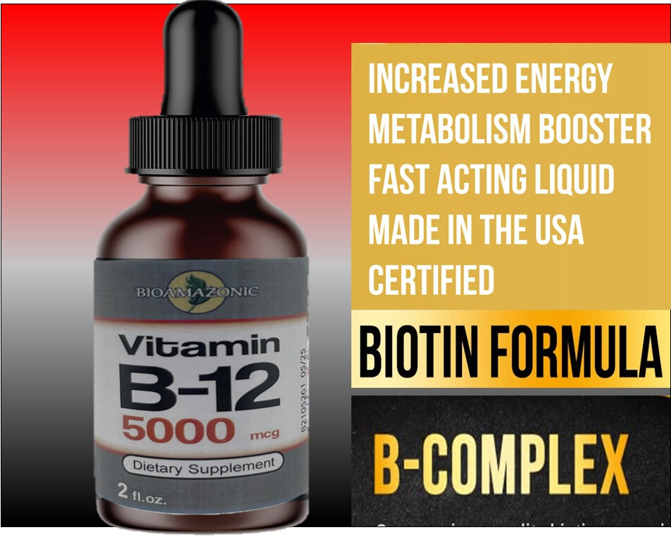Extra Strength Vitamin B12 Sublingual Liquid Drops Methylcobalamin B 12 2fl oz