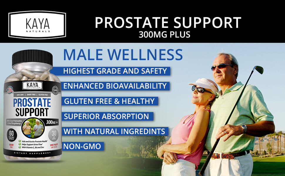 (2 Pack) Prostate Support – Reduce Frequent Urination, Stamina supplement 60ct