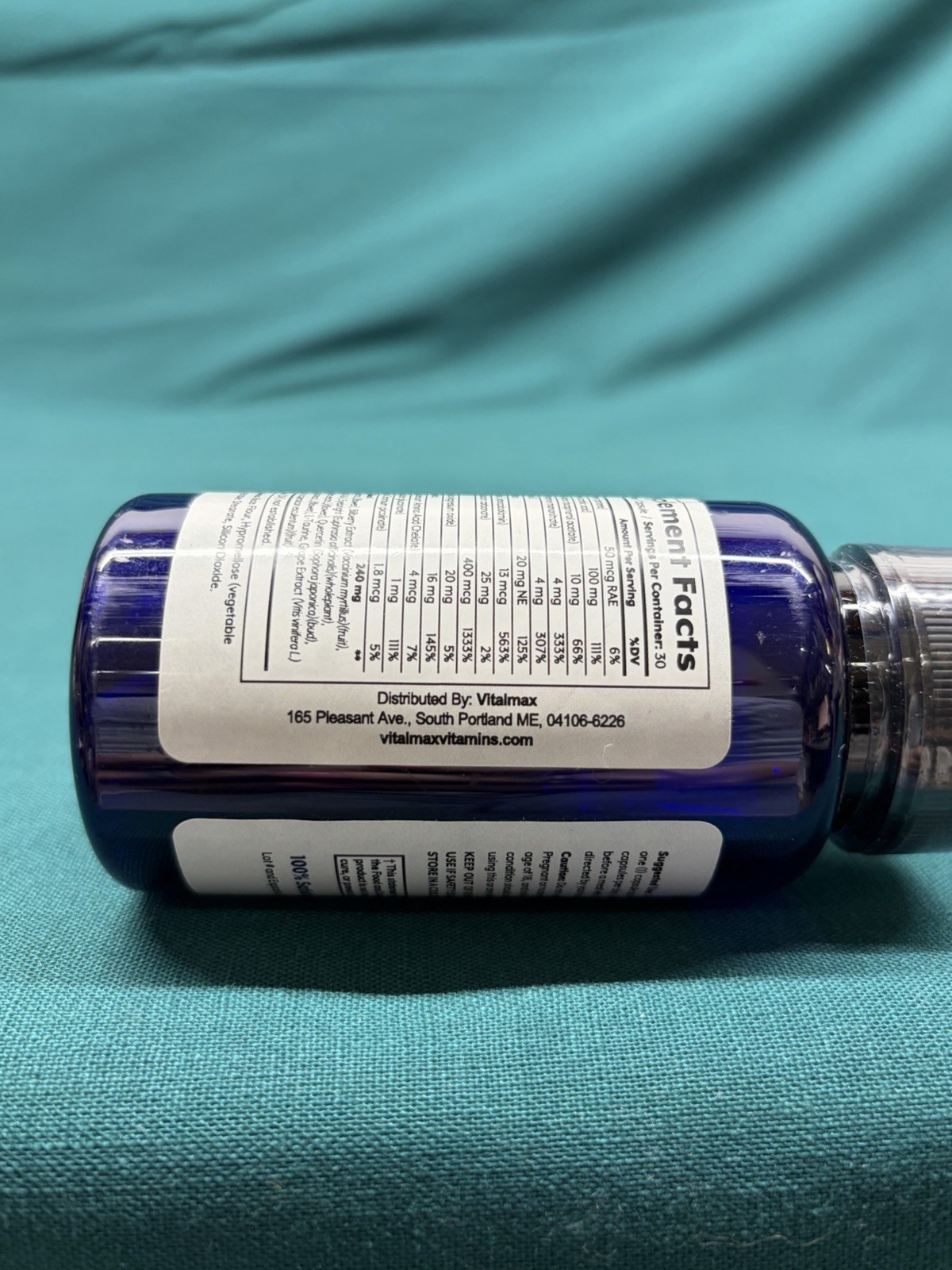NEW VitalMax OpticMax Vision Support Supplement Capsules EXP. 02/2026
