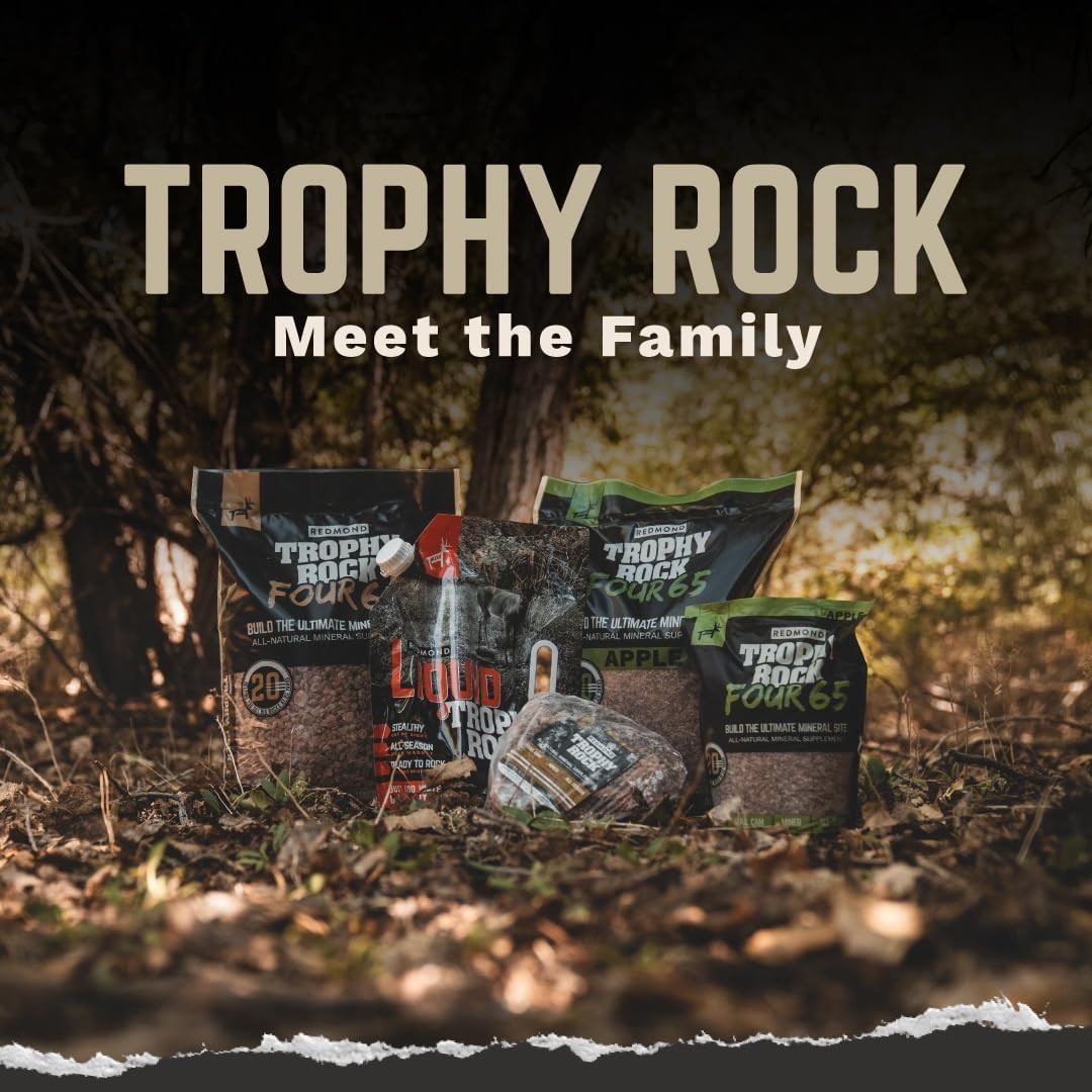 TROPHY ROCK Redmond All Natural Mineral Salt Rock, Deer Lick and Entice (10 LB)
