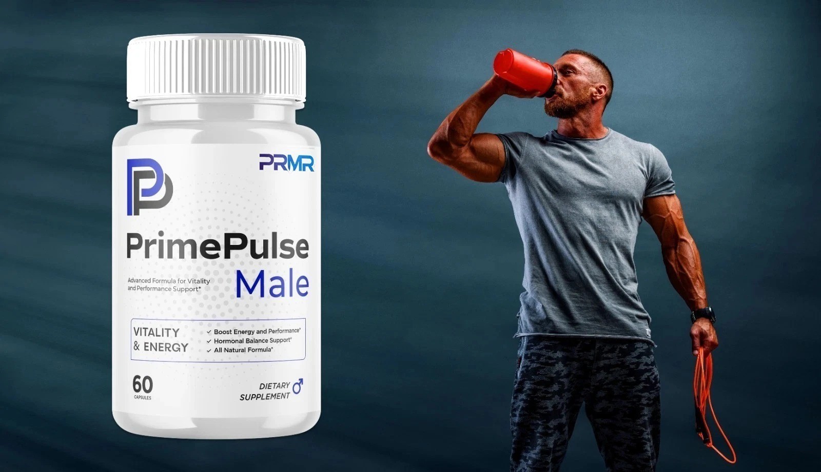 (5 Pack) Prime Pulse Advanced Male Pills PrimePulse Vitamin Supplement 300 Caps