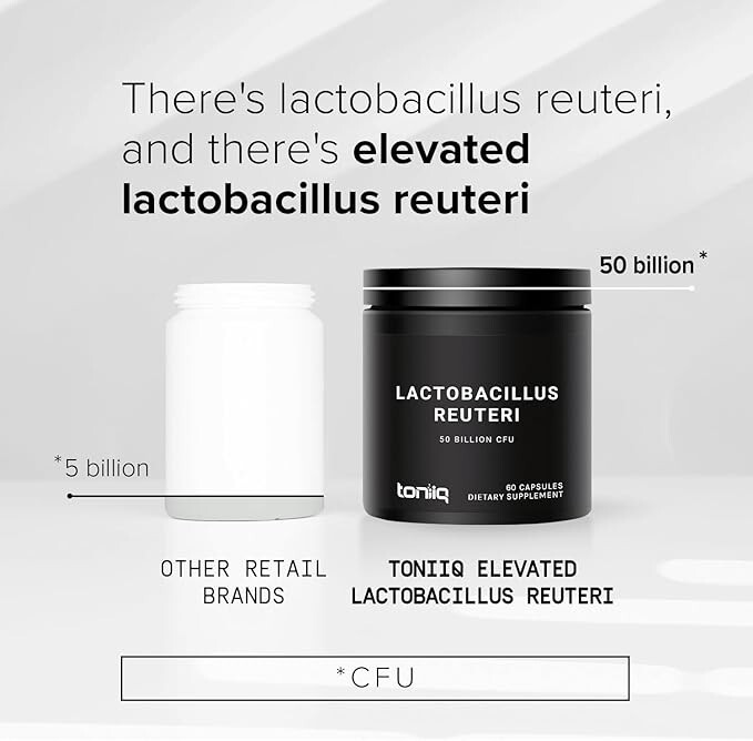 50 Billion CFU Lactobacillus Reuteri Probiotic 50Mg per Serving – L Reuteri P…