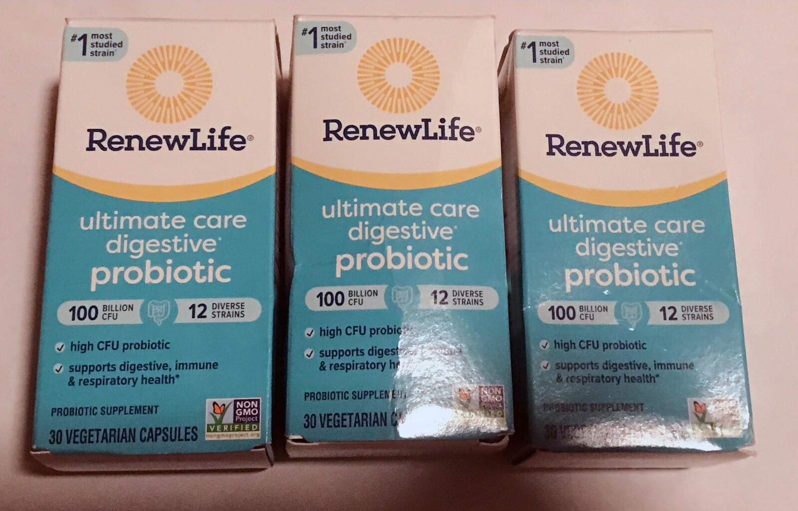 3 Renew Life Ultimate Flora Ultimate Care Probiotic 100 Billion – 30 Ships Cold