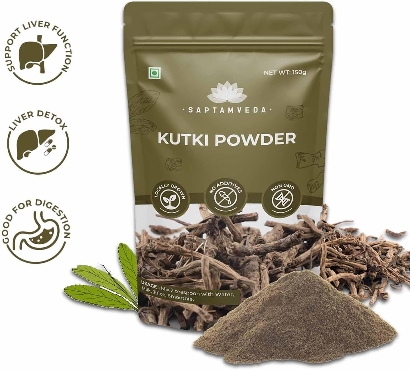 Kutki Powder, 150 Gm – Liver Support & Detox (Pack of 1)
