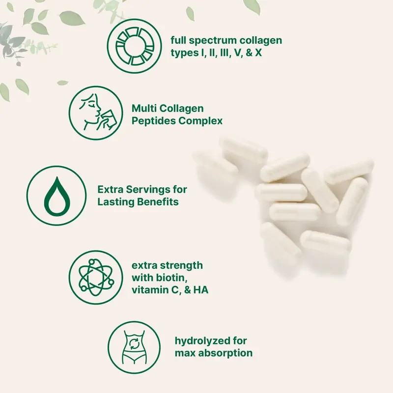 Micro Ingredients Multi Collagen Complex, 240 Capsules