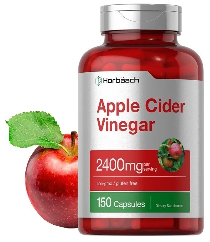 LUXRY Apple Cider Vinegar Capsules | 2400mg | 150 Count | Non-GMO | by Horbaach
