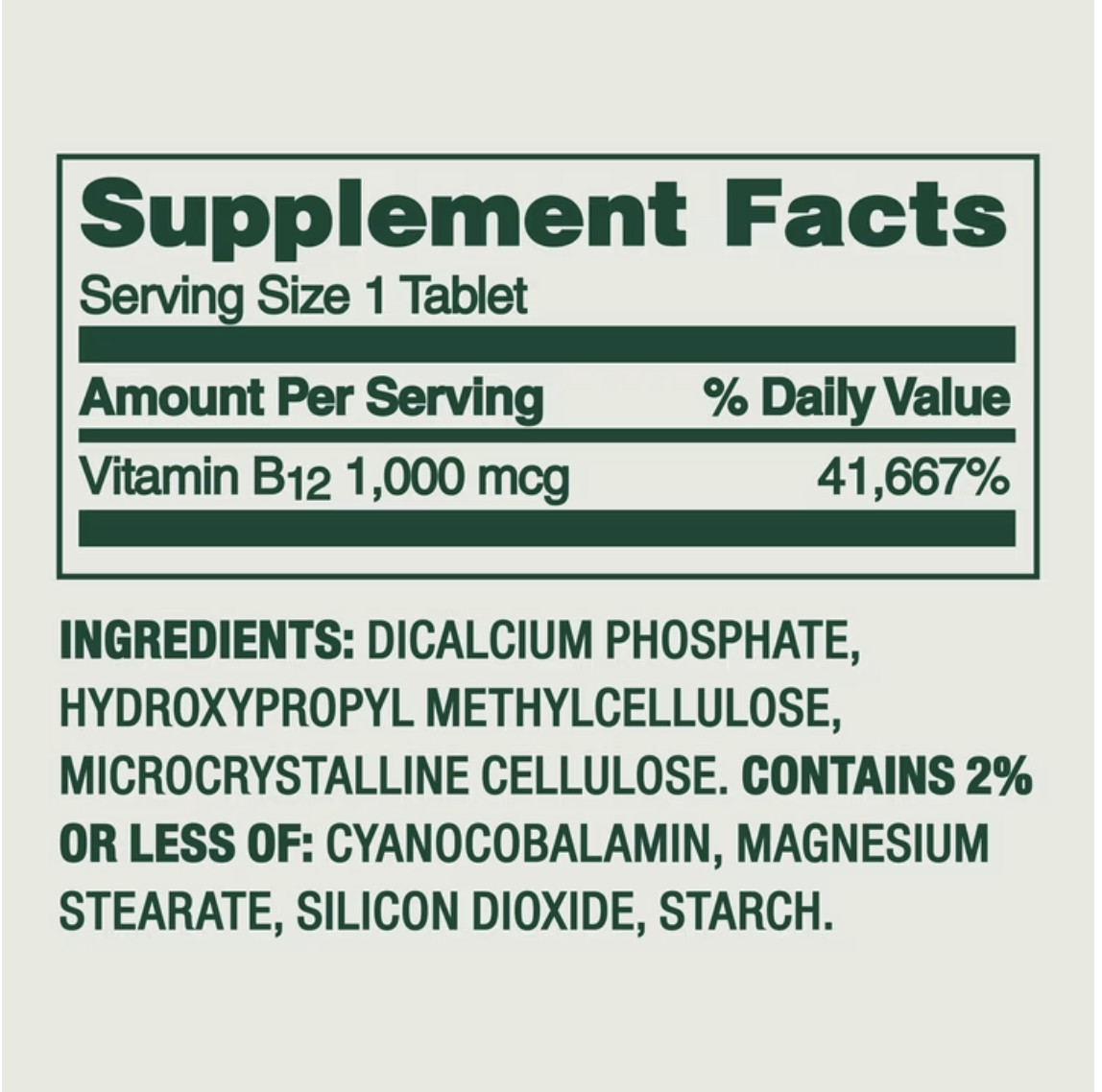 Spring Valley Vitamin B12 1000 Mcg Timed Release Tablets, 300 Count ( 1 PACK )