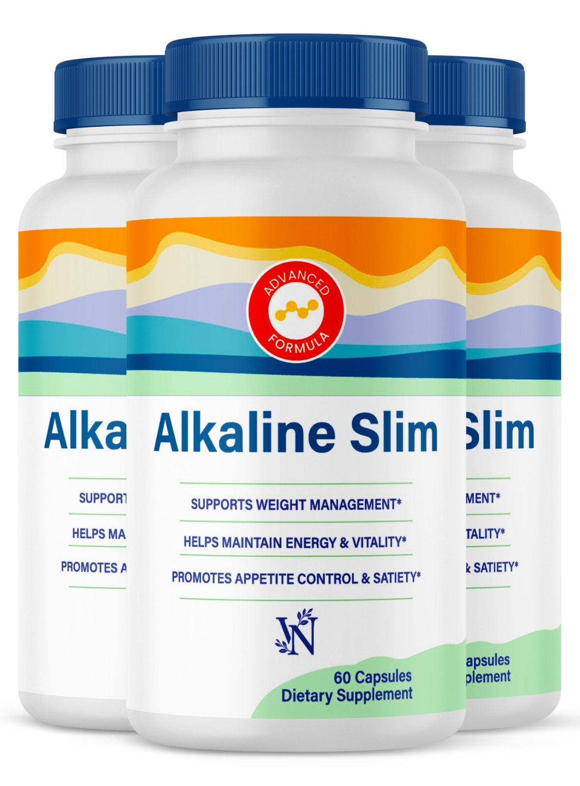 Alkaline Slim, Alkaslim Advanced Dietary Supplement Pills Daily Health 180CT