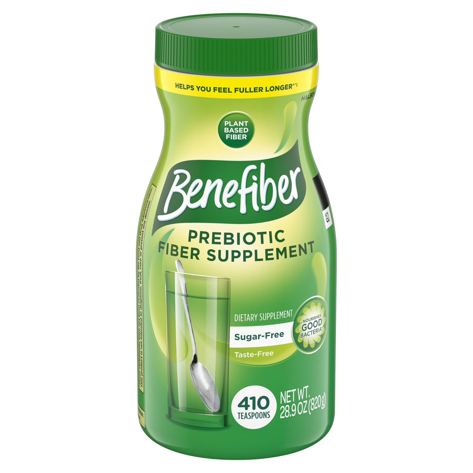 2 Pack – Benefiber Daily Prebiotic Fiber Supplement Powder, Unflavored, 28.9 Oz.