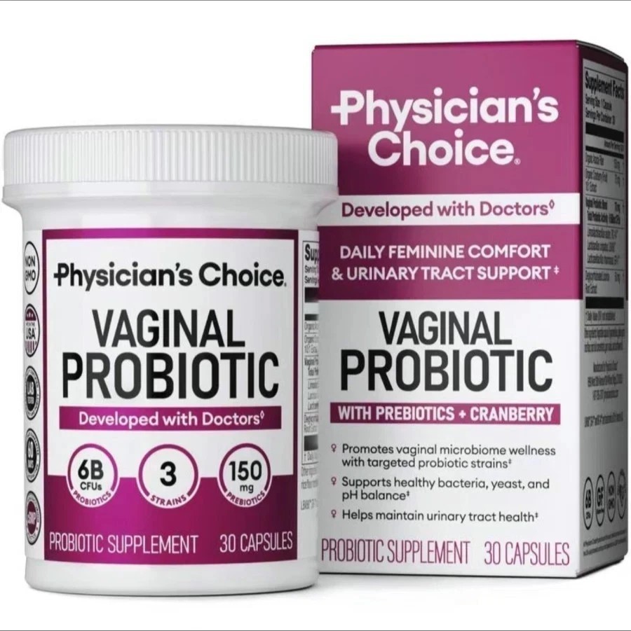 Physician’s Choice Vaginal Probiotic for Women – Support Vaginal PH Balance NEW-