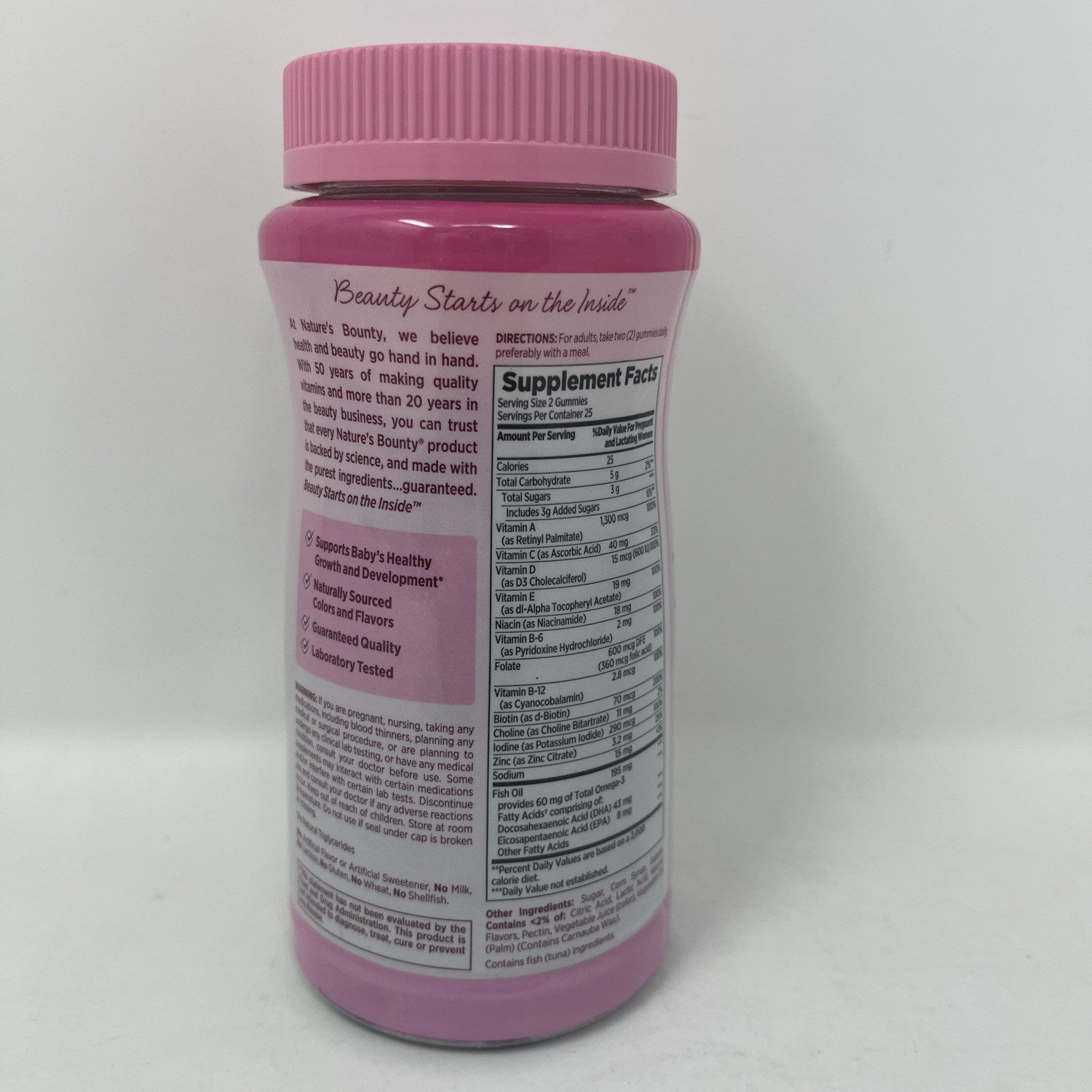 Nature’s Bounty Essential Prenatal Gummies – 50 Gummies – Exp 02/2026