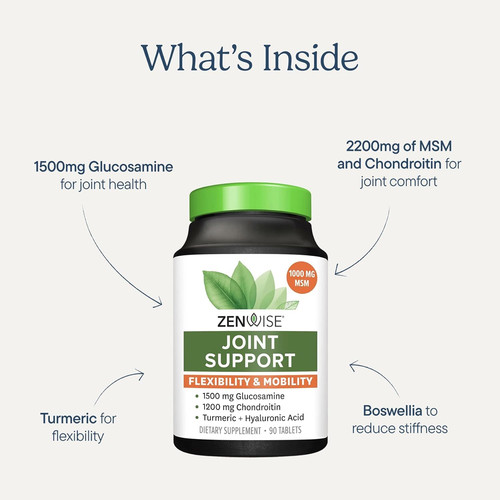 Zenwise Health Joint Support Supplement with 180 Count (Pack of 1)