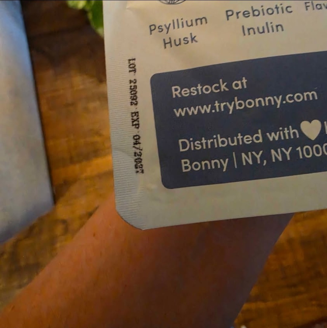 Bonny Fiber Supplement Prebiotic 28 Servings New Factory Sealed