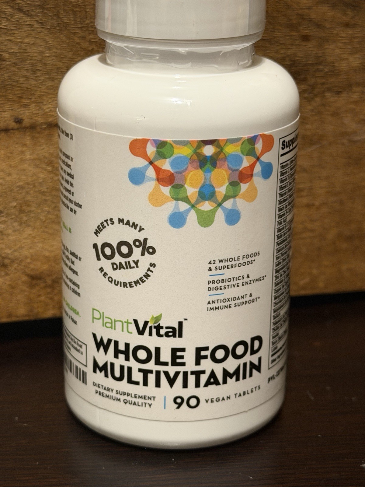 Plant Vital Whole Food Multivitamin 90 tablets EXP05/2026 100% Daily Vegan