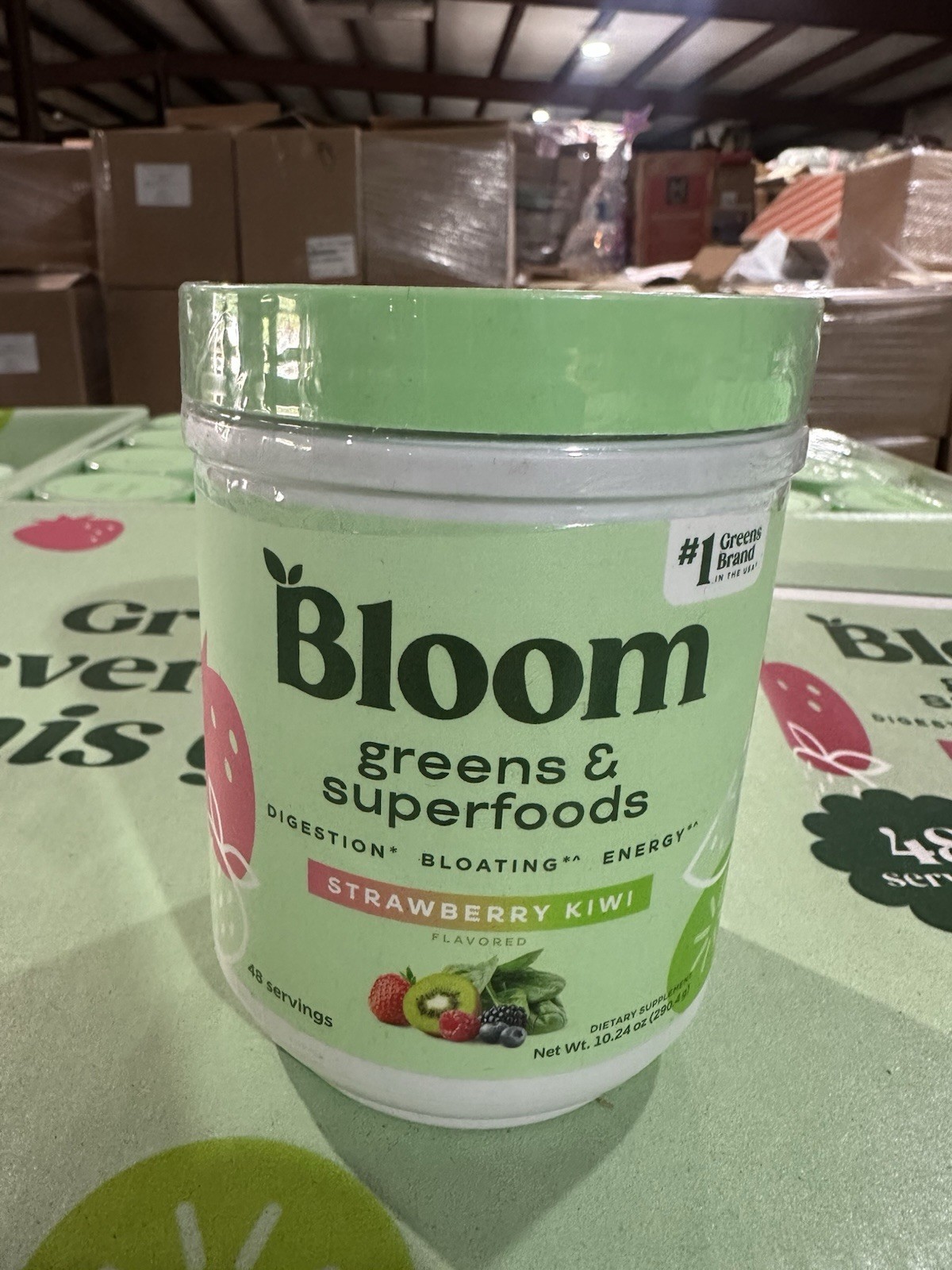 Bloom Greens & Superfoods Powder Strawberry Kiwi 3 Pk- Exp: 9/2026 CHEAP