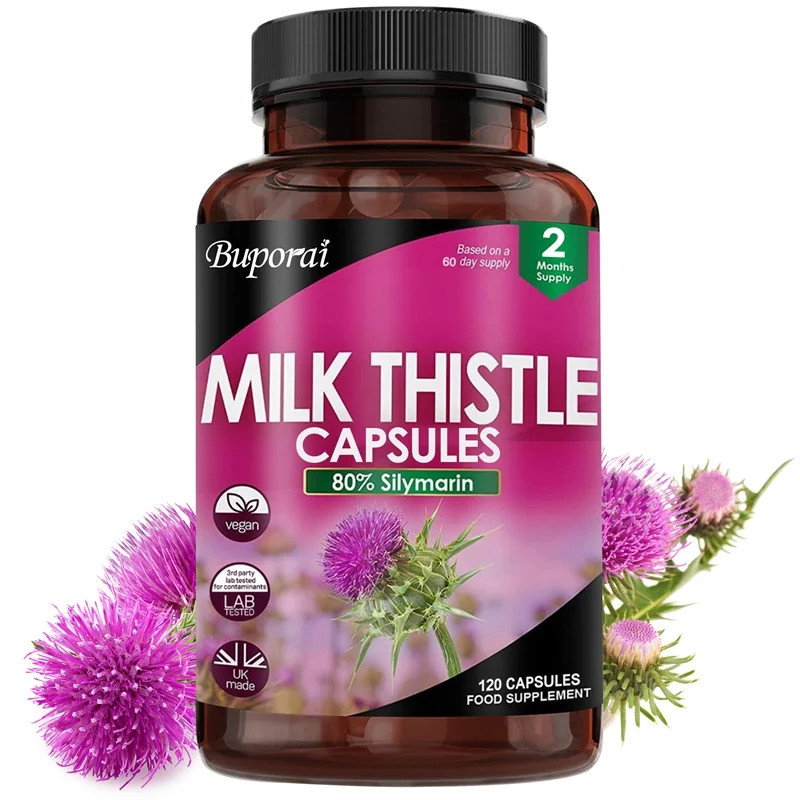 Milk Thistle 120pcs, Cleansing & Restoring, Support Skin and Digestive Health