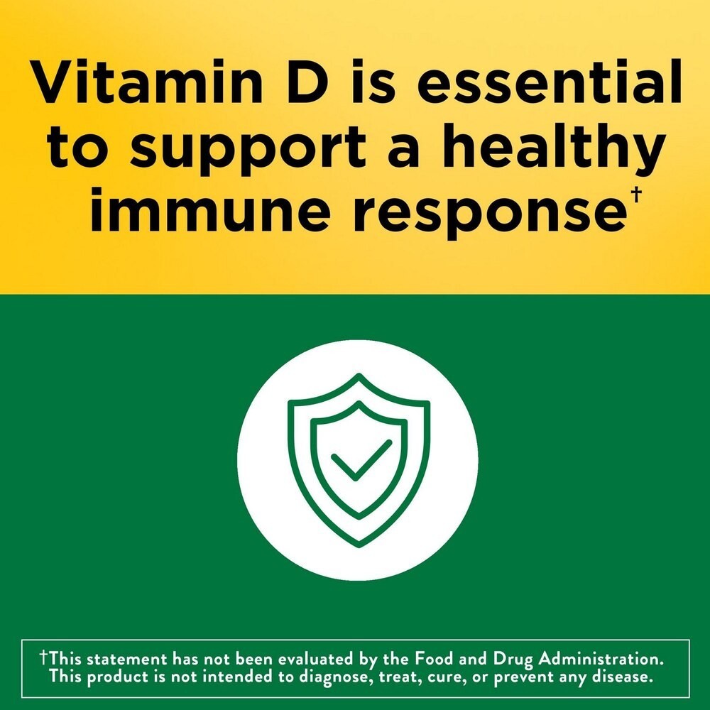 Nature Made Vitamin D3 1000 IU (25 mcg), 180 Softgels EXP: 07/28