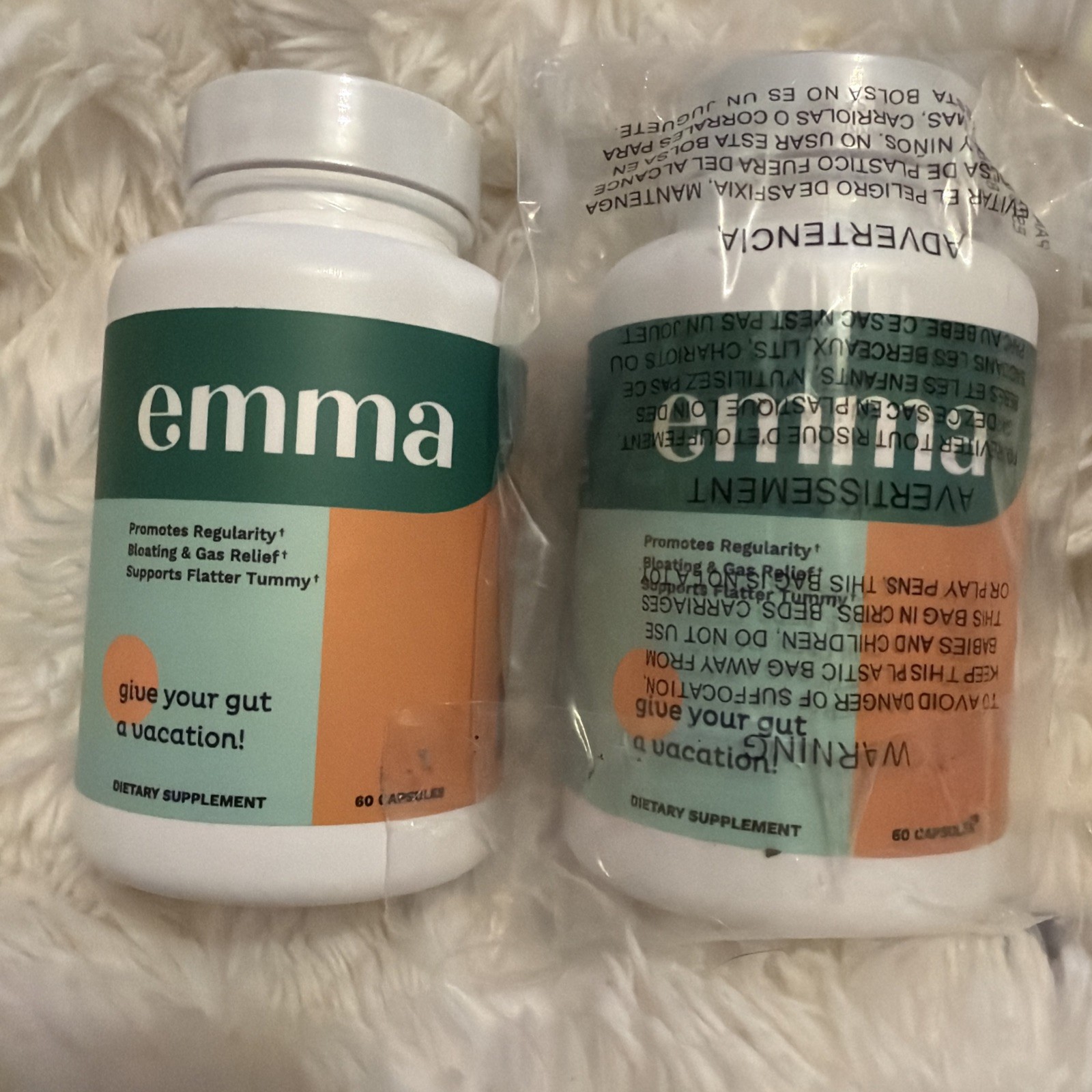 EMMA Gut Health Gas & Bloating Relief Constipation Leaky Gut Repair Exp 5/25 b2