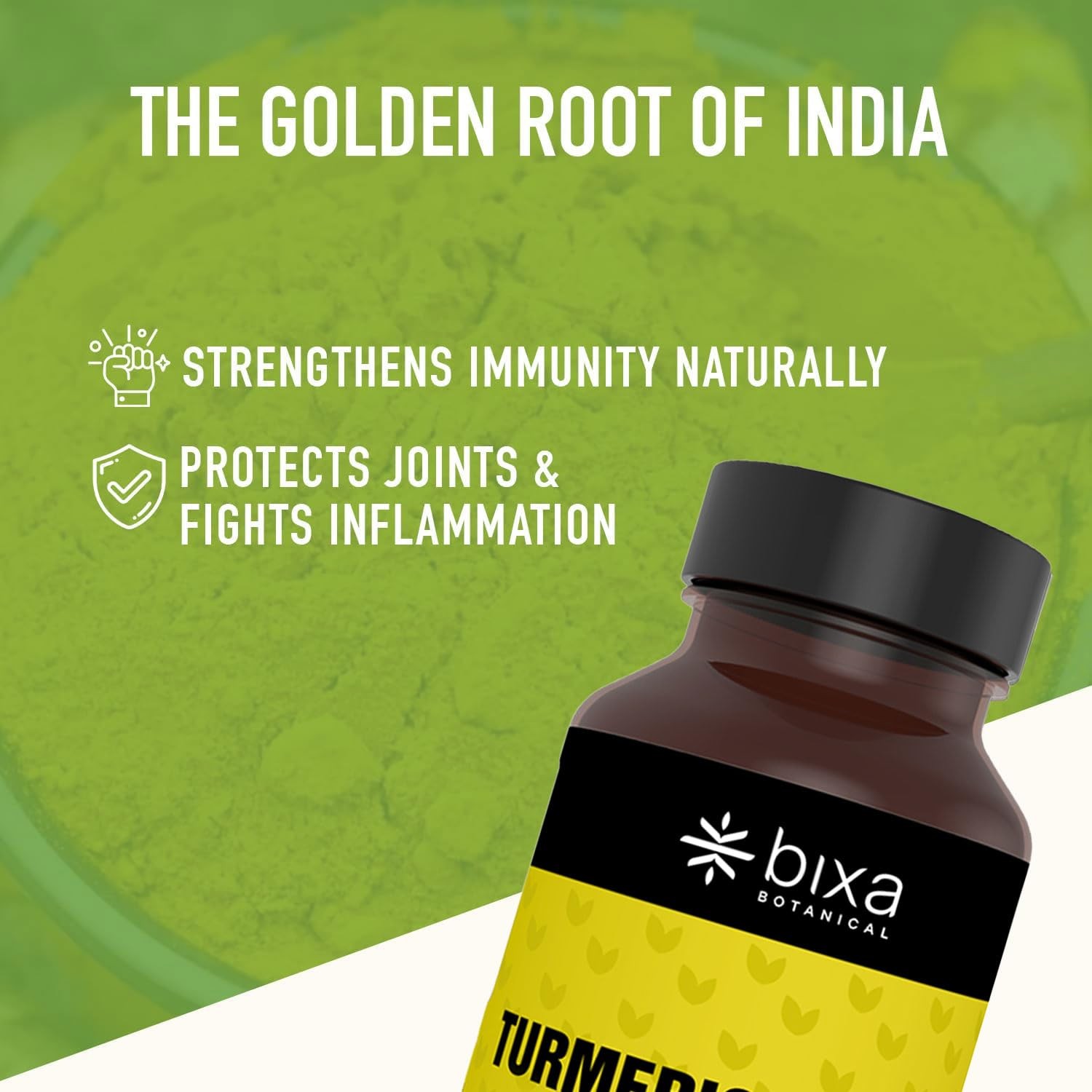 bixa BOTANICAL Turmeric Forte Capsules | High-Potency Curcumin with Black Pep…