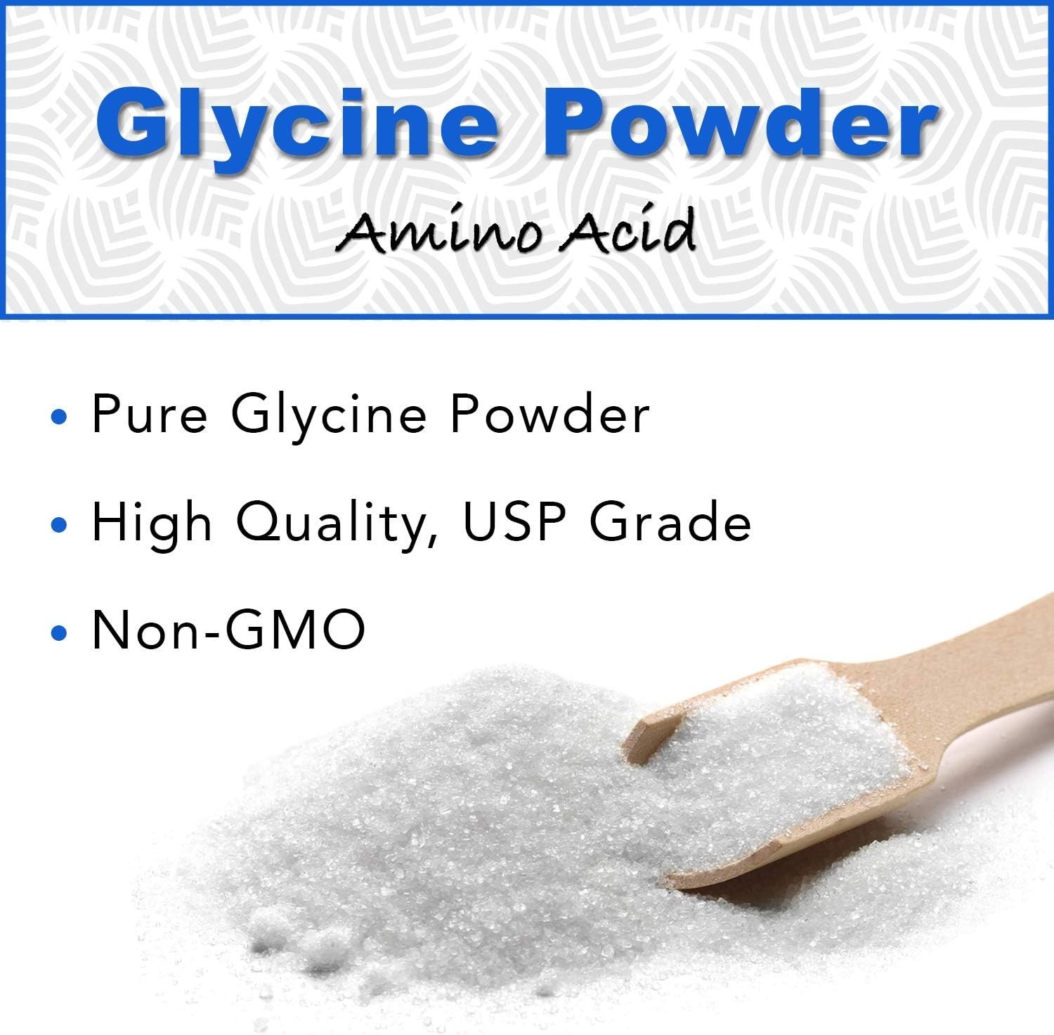 2 lbs of Glycine Powder – Ideal for Restful Sleep, Muscle Recovery & Focus