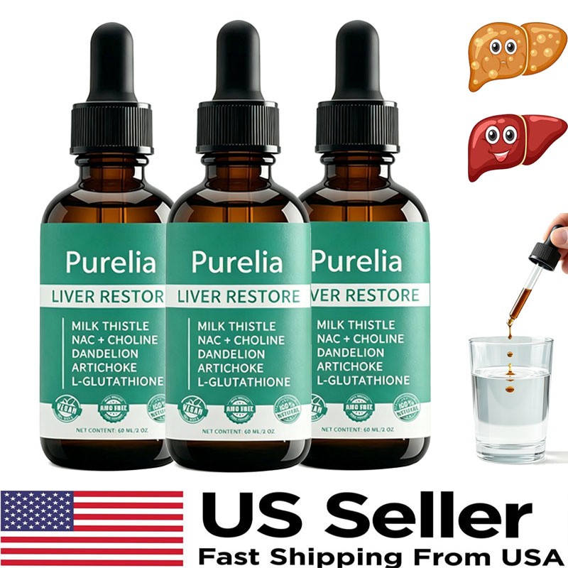 Purelia Liver Restore, full Liver Support Supplement with Milk Thistle, Dand