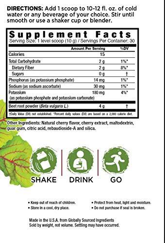 Country Farms Bountiful Beets Powder 30 Servings Cherry Flavor Circulation Su…