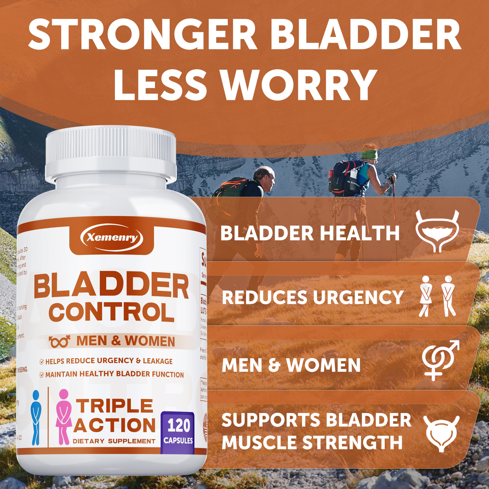 Bladder Control – Urinary Tract Health, Relieve Frequent Urination and Urgency