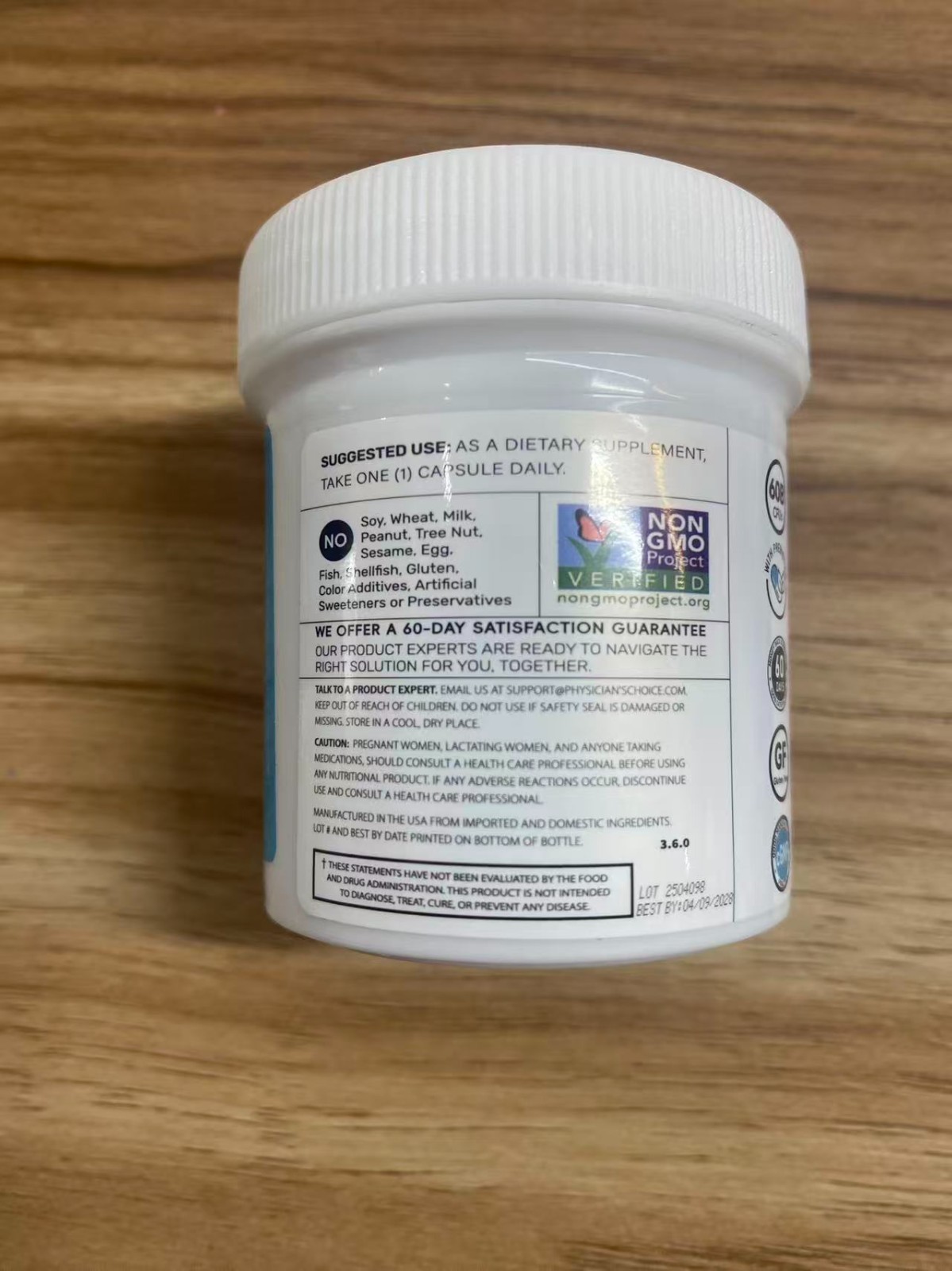 Physician’s Choice 60 Billion Probiotic 2 Pack 60 Capsules Gut Health