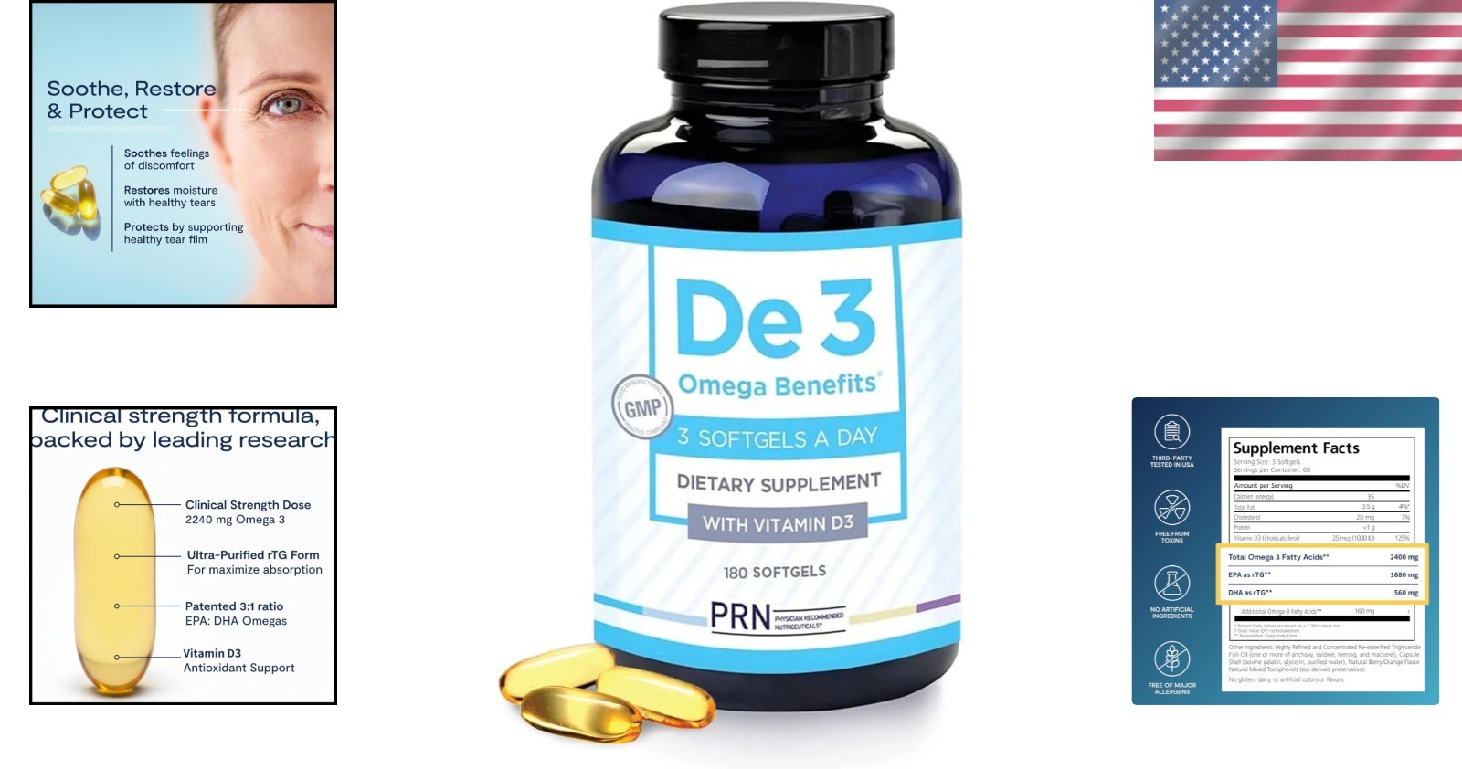 Omega 3 Supplements for Dry Eyes