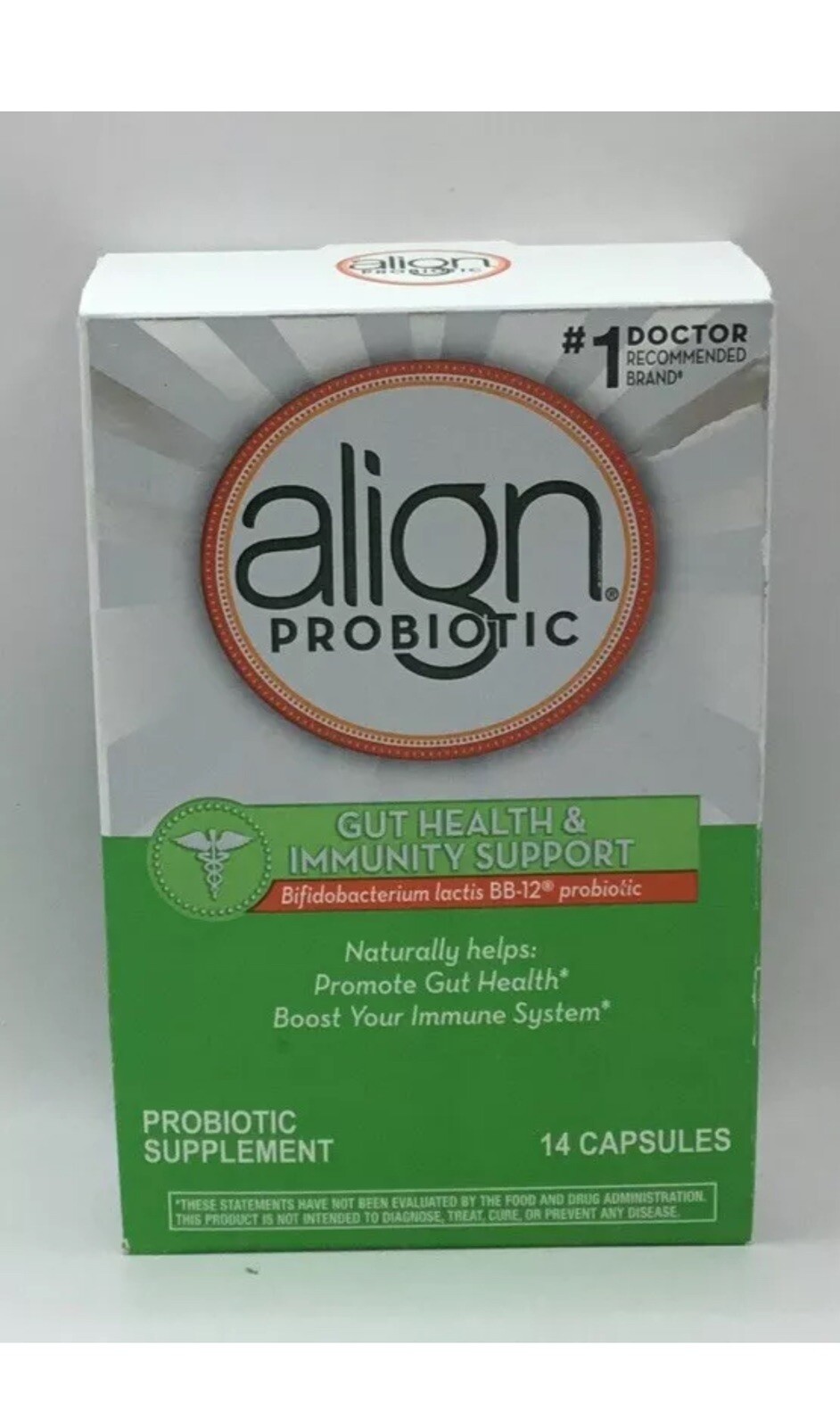 Align Probiotic Gut Health & Immunity Support Probiotic 14 Capsules EXP 12/2024
