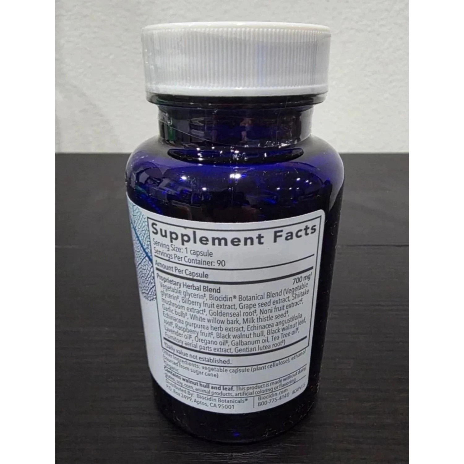 Biocidin Botanicals Broad-Spectrum Liquid Capsules 90 capsules – Exp 02/28