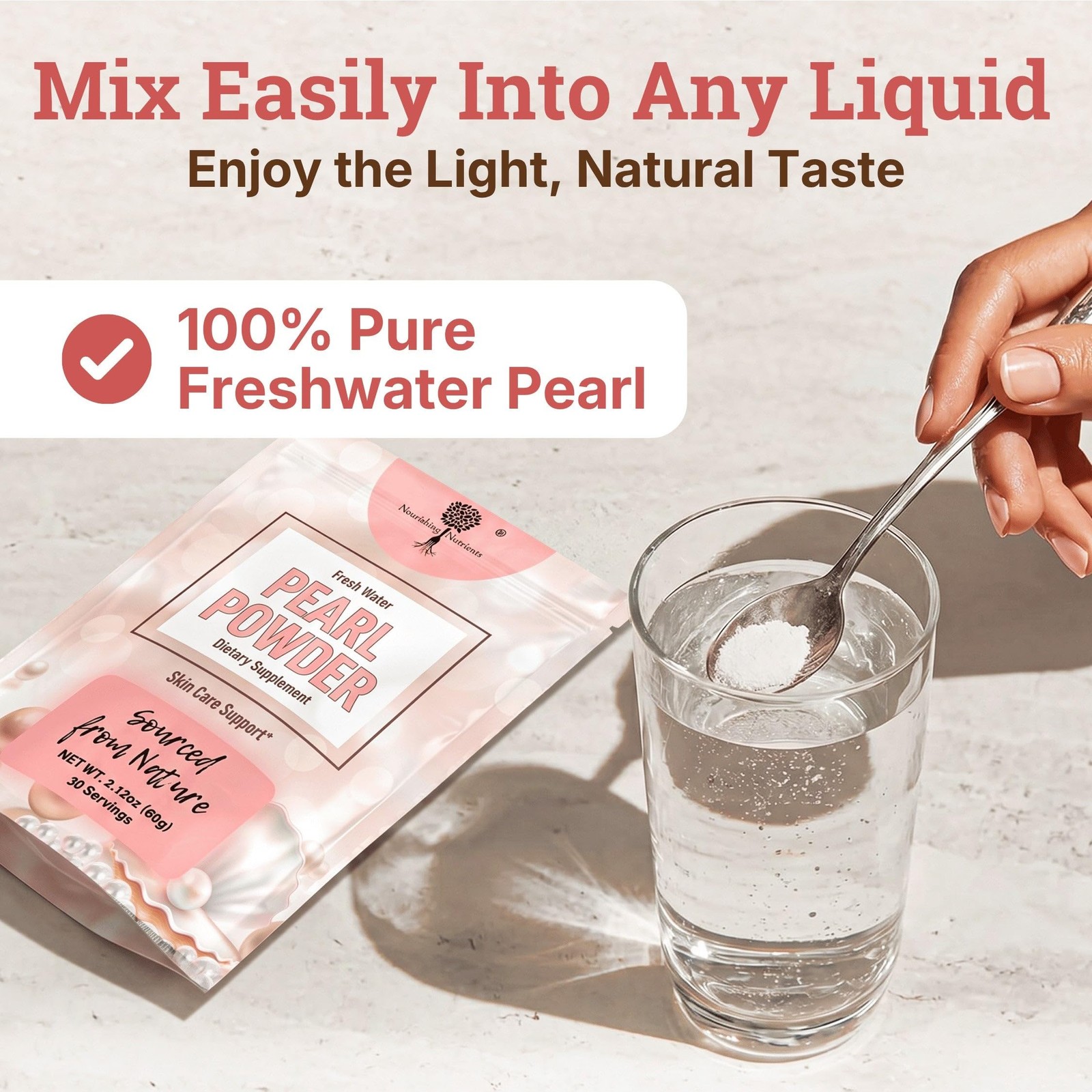 Pearl Powder Organic Quality, DIY Beauty Face Mask for Glowing Skin & Under E…