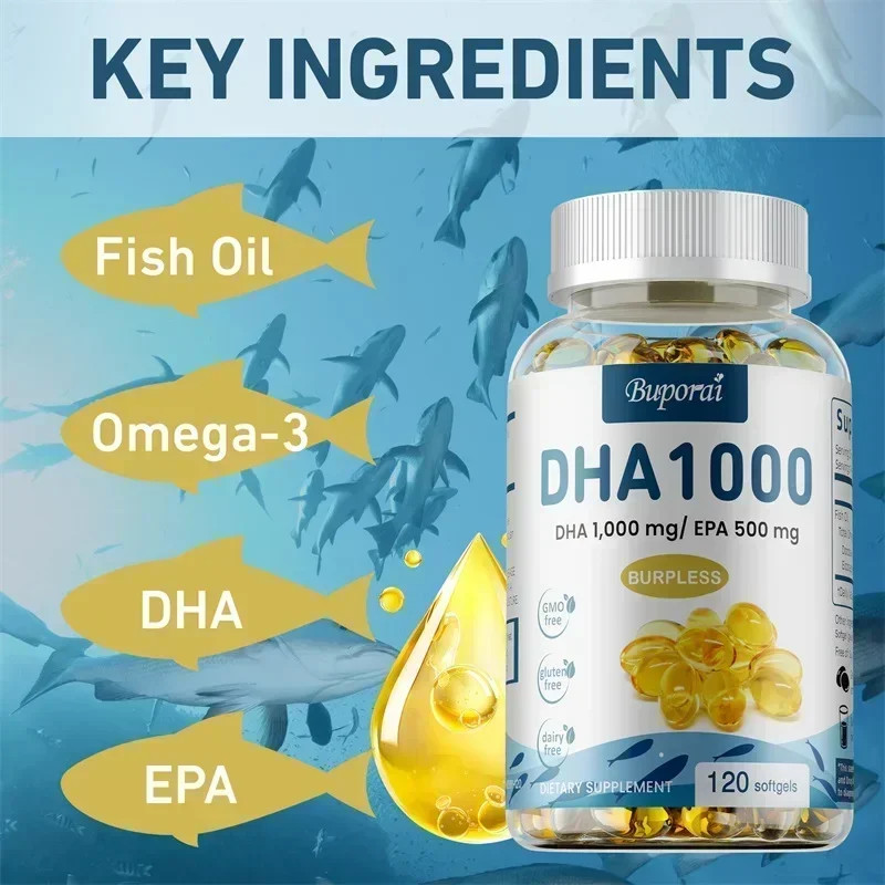 DHA 240pcs – Relieve Brain and Joint Fatigue, Support Bone and Heart Health