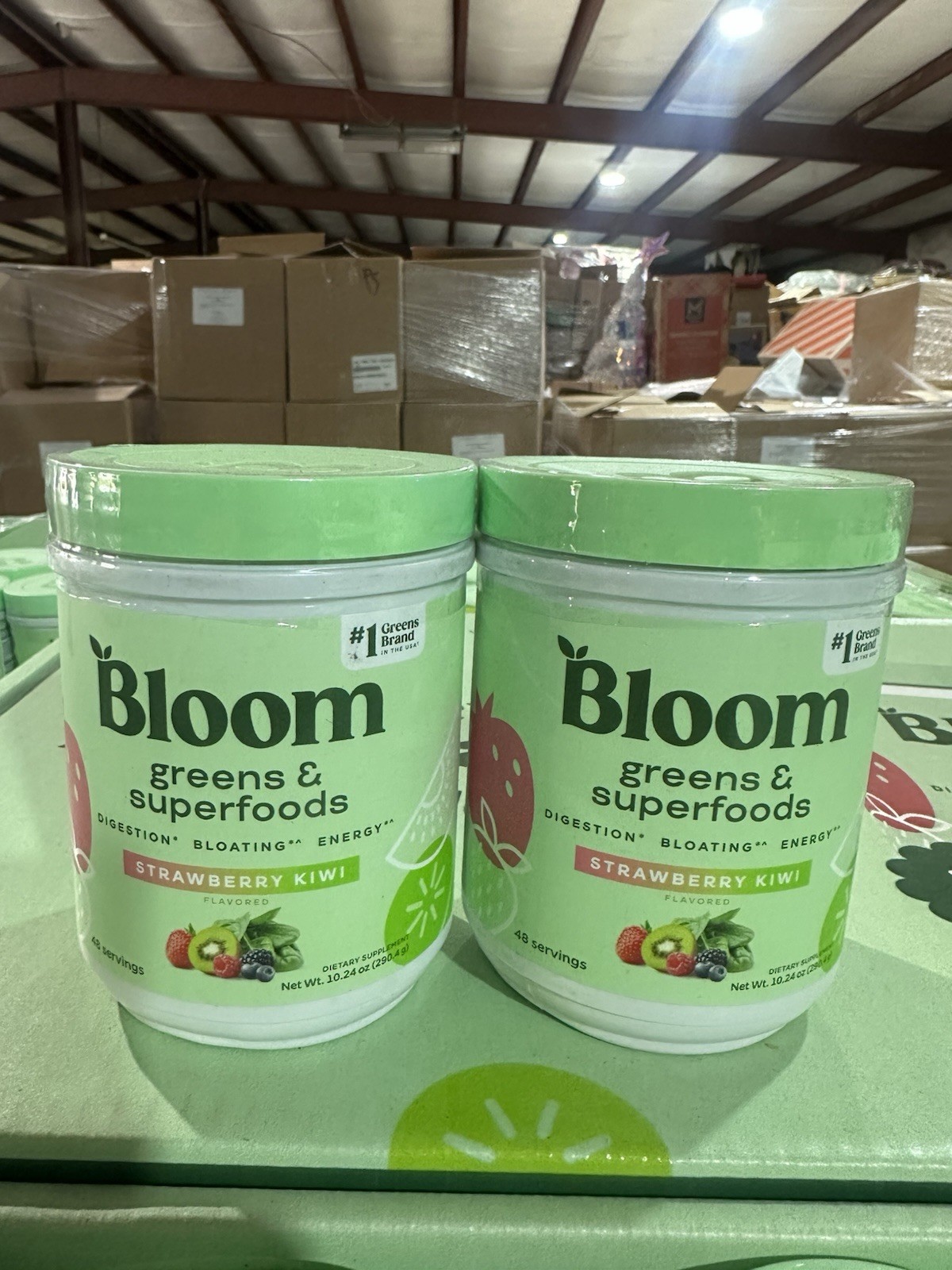 Bloom Greens & Superfoods Powder Strawberry Kiwi 2 Pk- Exp: 12/2026