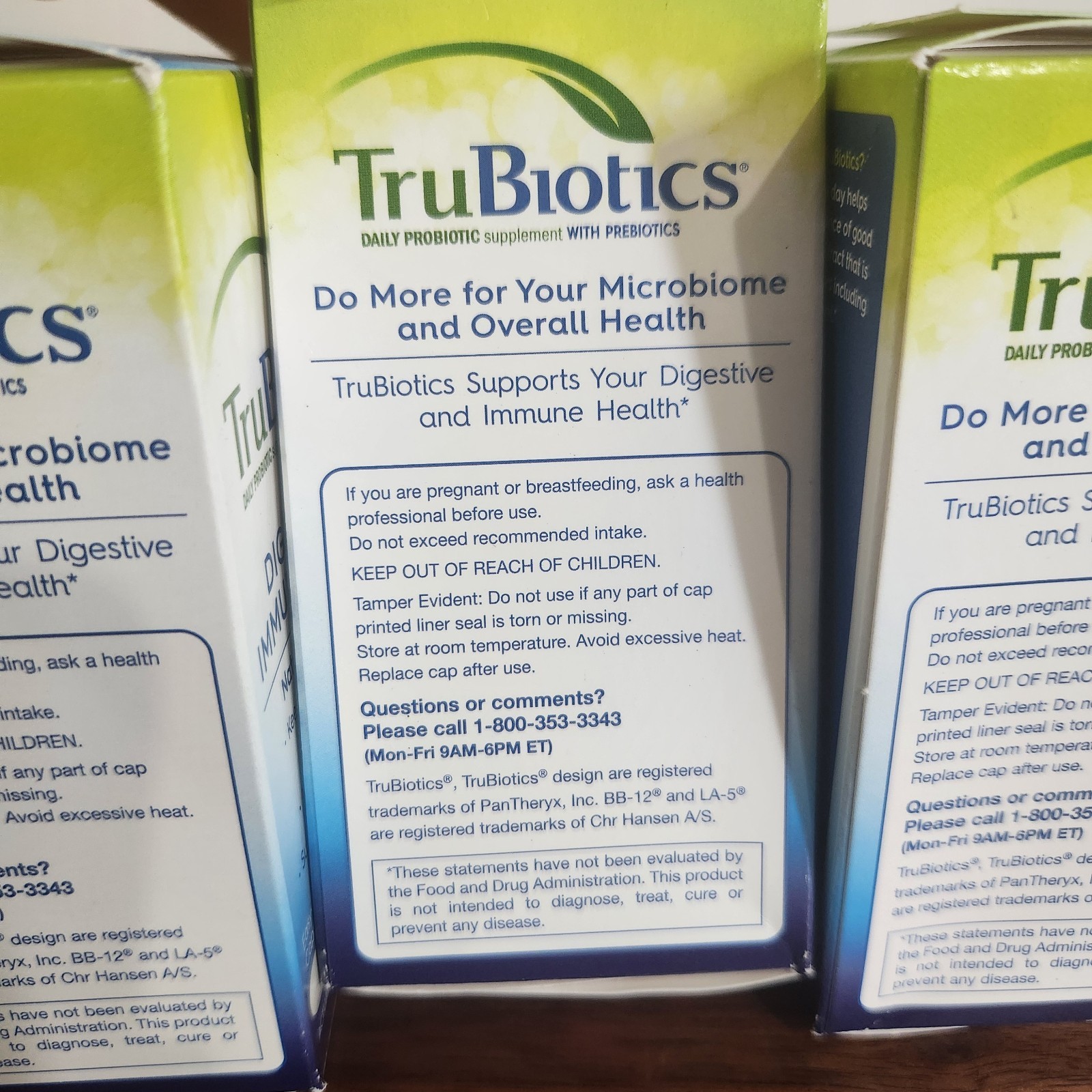 TruBiotics x3 DIGESTIVE & IMMUNE HEALTH Daily Probiotic 90 Capsules Exp 10/2027