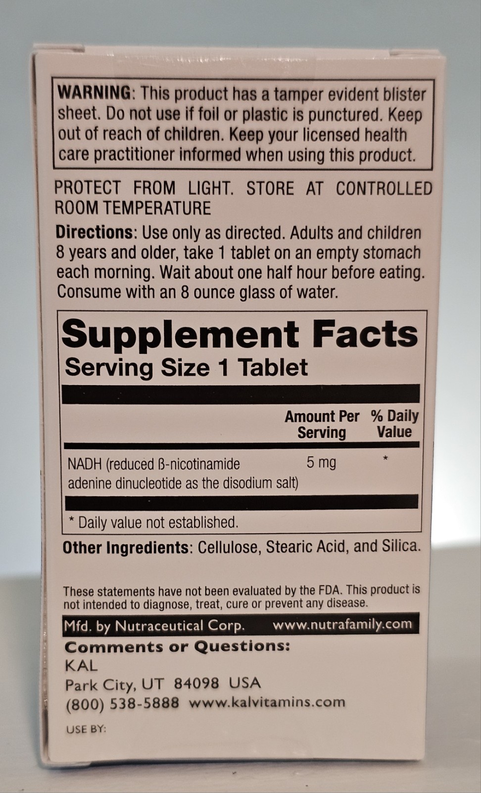 *3 Boxes* – NADH Energizing CoEnzyme 5mg
