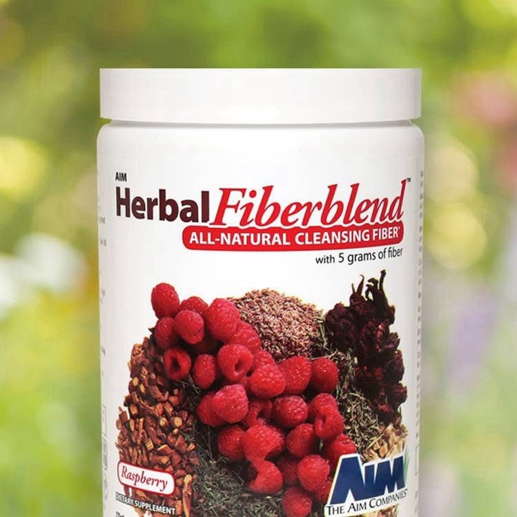 AIM Herbal Fiberblend (Raspberry Powder) 13oz/375 g Powder