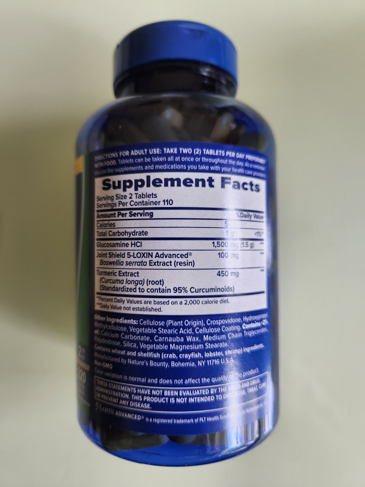 Osteo Bi-Flex Joint Health Triple Strength + Turmeric 220 ct expire 06/2028