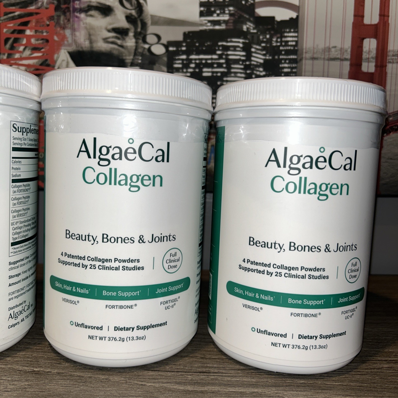 3 ALGAECAL Collagen 4 Clinically-Supported Peptides VERISOL®, FORTIGEL®, UC-II®