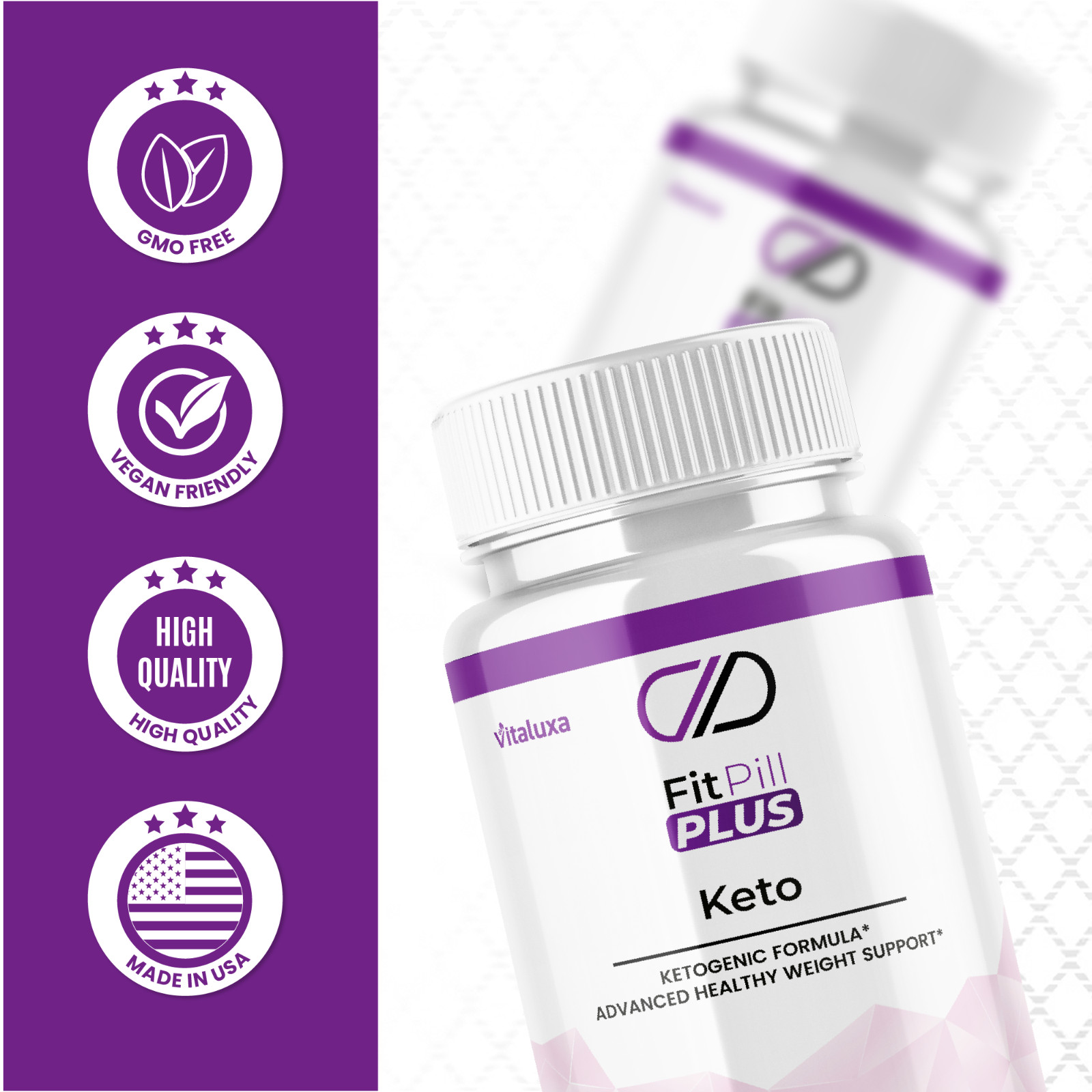 (5 Pack) Fitpill Plus Capsules Fitpill Supplement Premium Formula (300 Capsules)