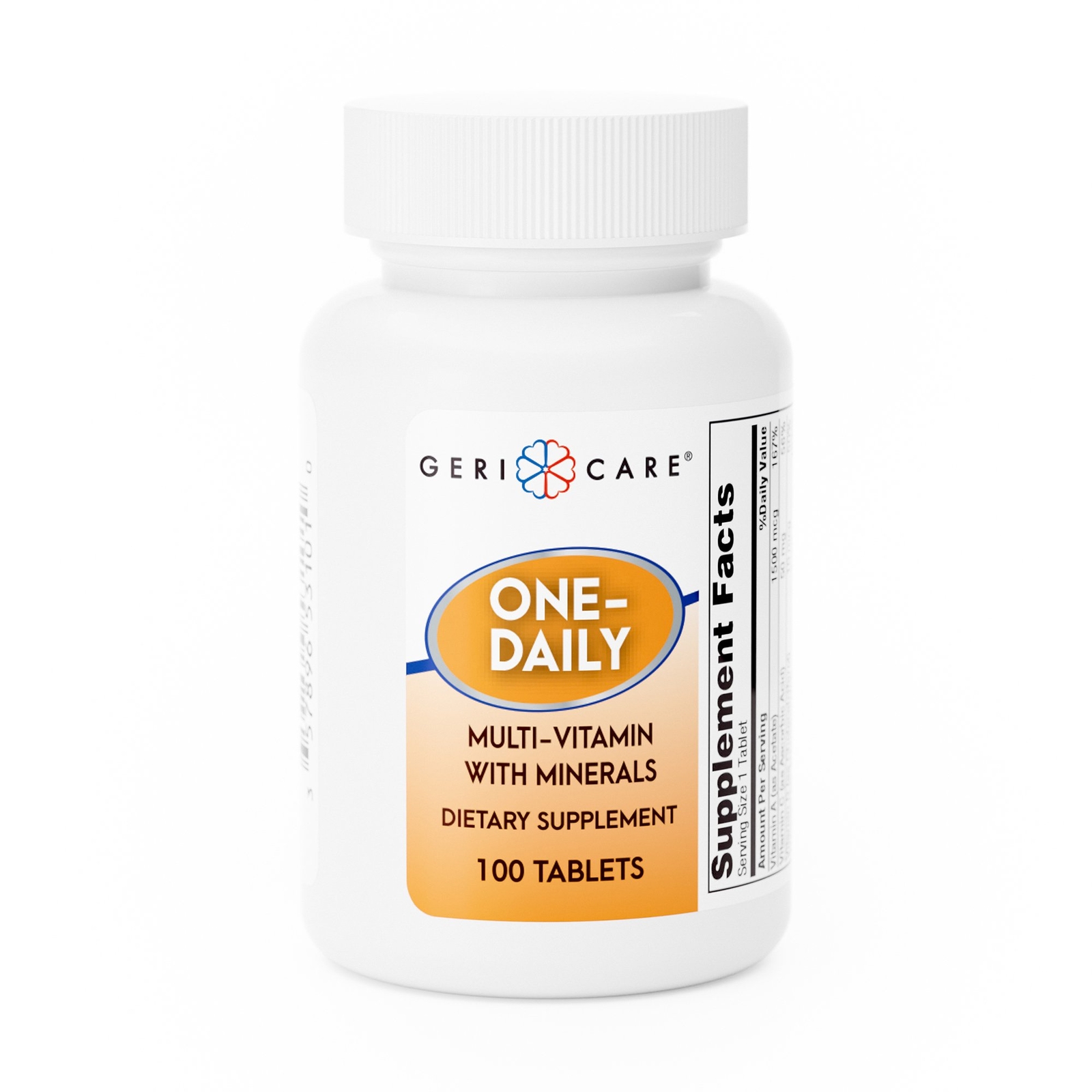 Geri-Care Multivitamin Tablet 531-01-GCP 1 Bottle 100 per Bottle