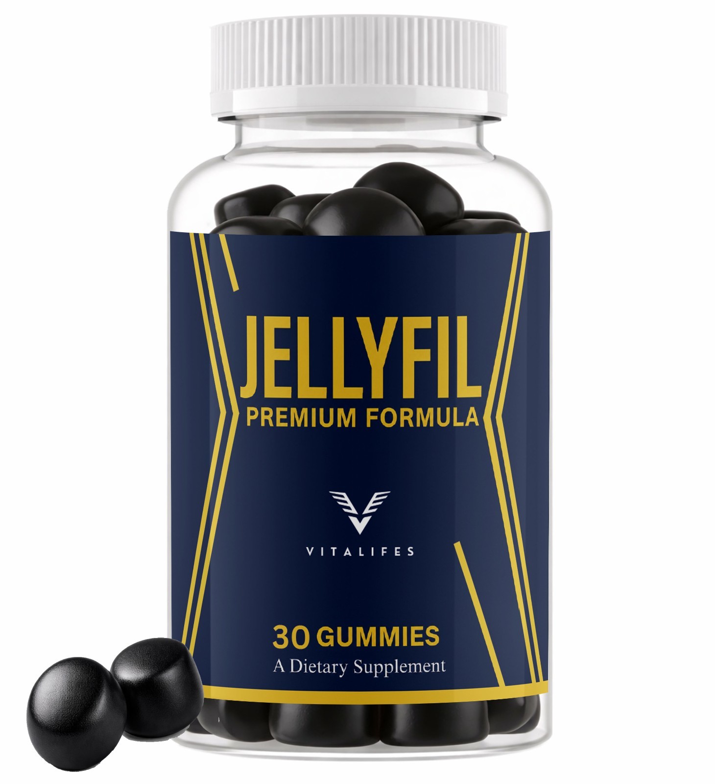 (1 Pack) Jellyfil Gummies Premium Formula , Jelly Fill for Daily Health 30 Gummy
