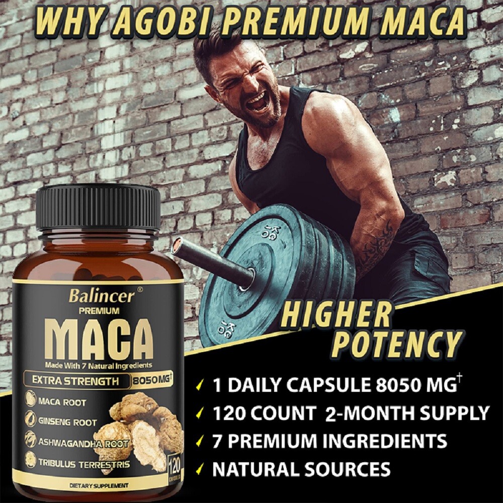 Maca Capsules – Enhance Energy Increase Endurance,Muscular And Strength