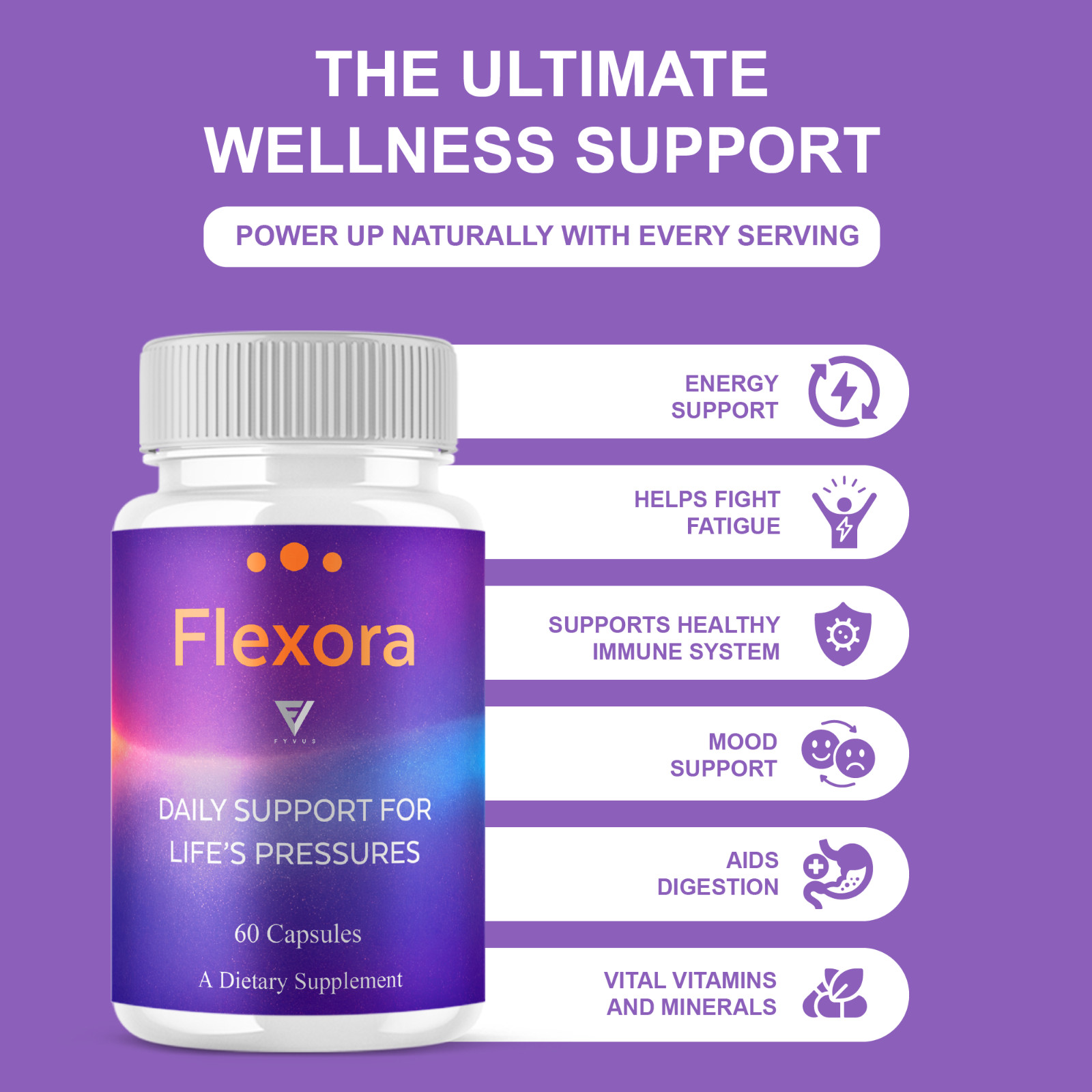 (2 Pack) Flexora Joint Health Support, Flex Ora Supplement (120 Capsules)