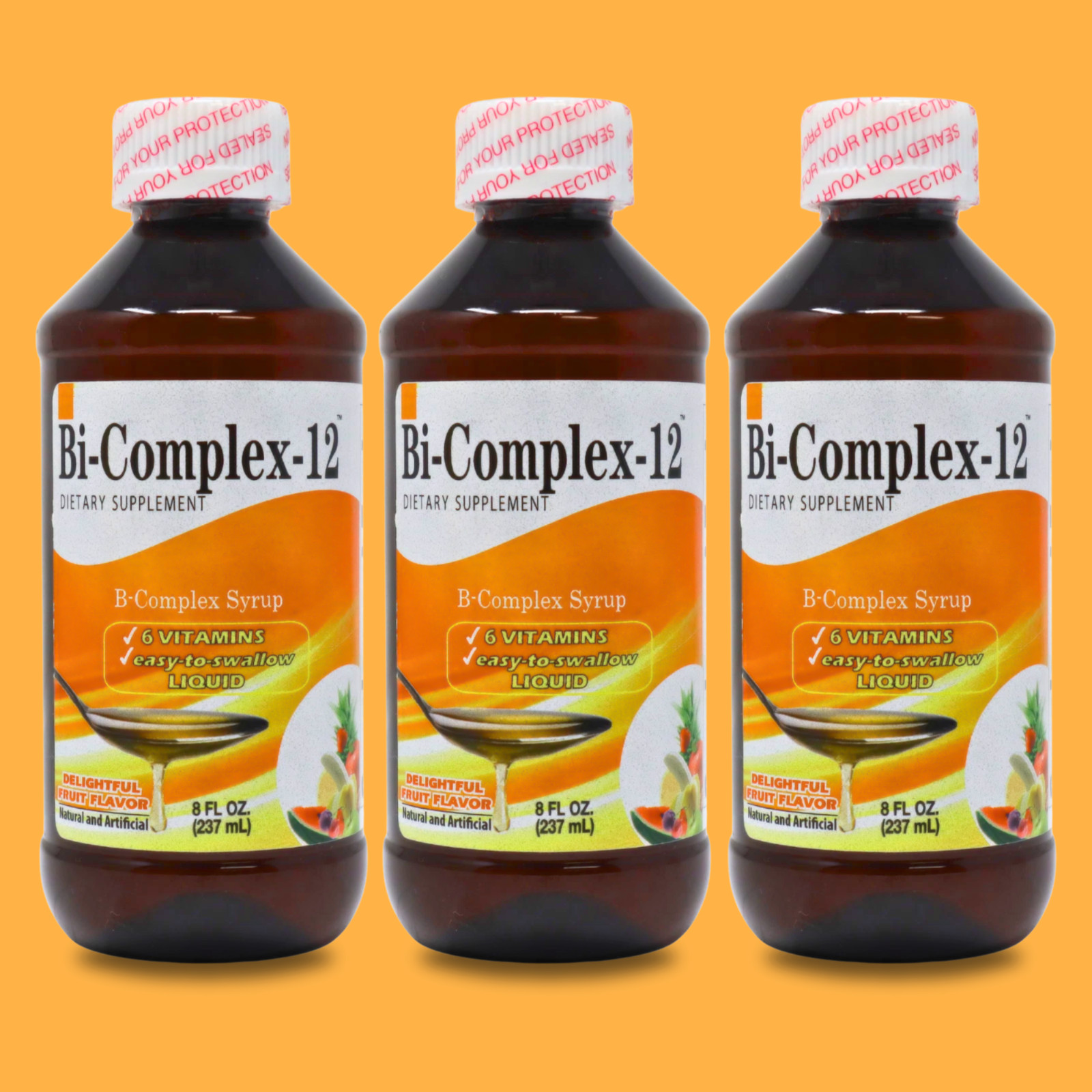 Menper Bi-Complex 12 Liquid 8 fl oz – Energy Support & Metabolism (3-Pack)