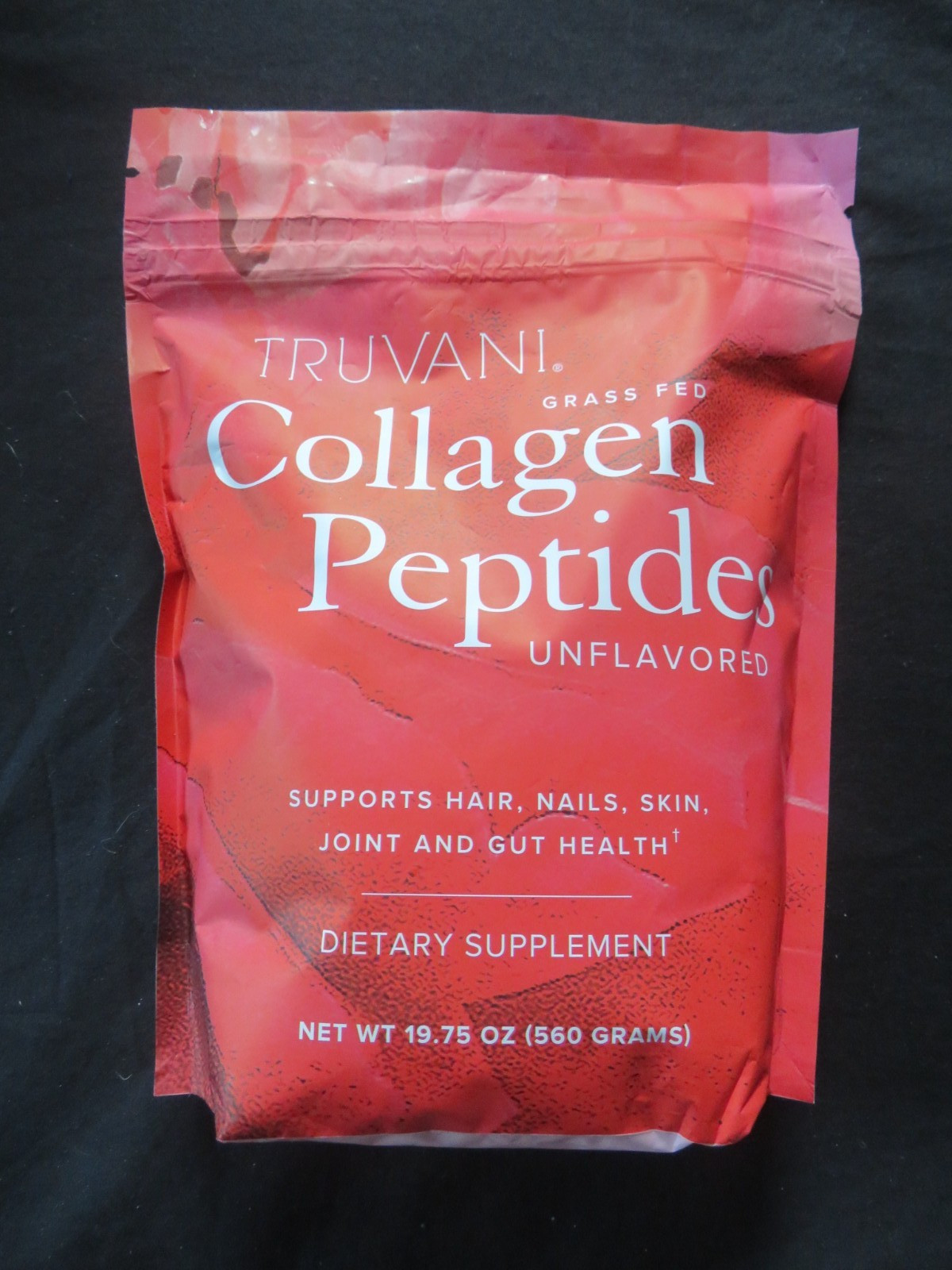 Truvani Grass Fed Collagen Peptides Unflavored 19.75 Oz 28 Servings
