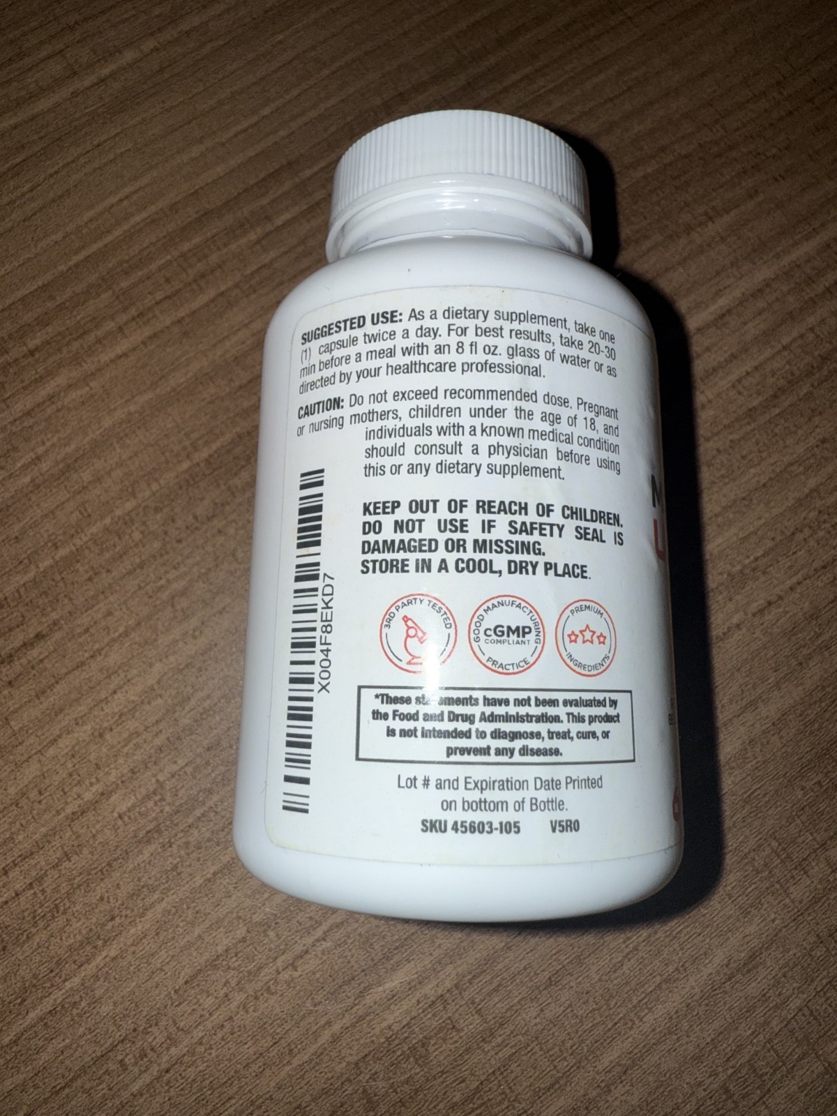 Male Burner Unleashed Biosync Weight Loss Pills Fat Burner 60 caps Exp. 08/2027