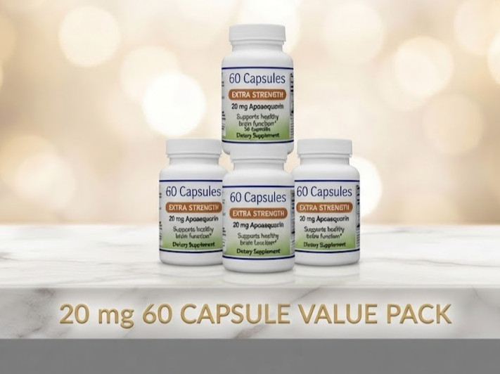 240 Capsules – Pack 4 x 60 – 20 mg- Free Shipping Exp 2027